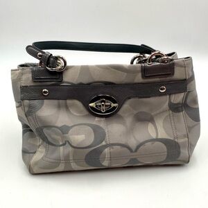 Coach Penelope Optic Gray & Silver Shoulder Bag F17140​​